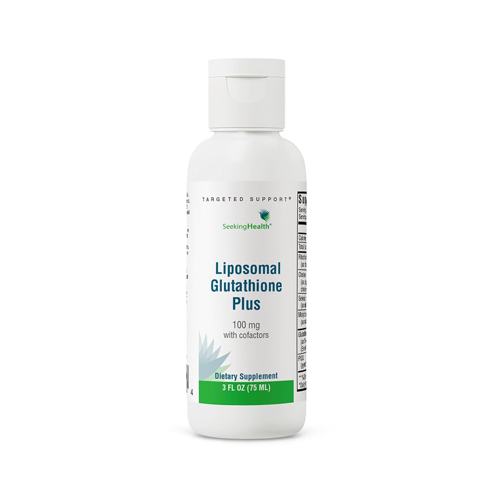 Seeking Health Liposomal Glutathione Plus - Support Immune Health & Physical Activity - Supports Antioxidant Activity and Liver Health - Supports Healthy Aging - 3 oz (15 Servings)